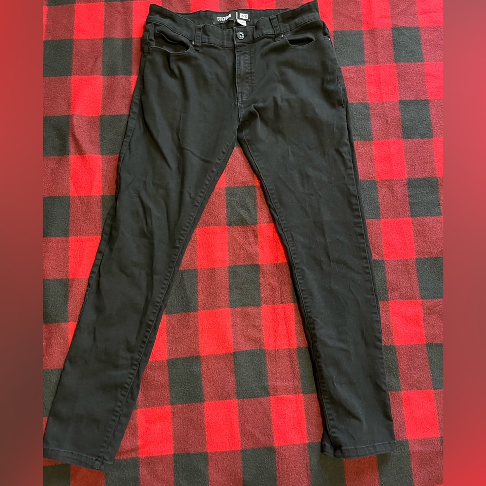 Cultura men’s black skinny jeans size 34/32